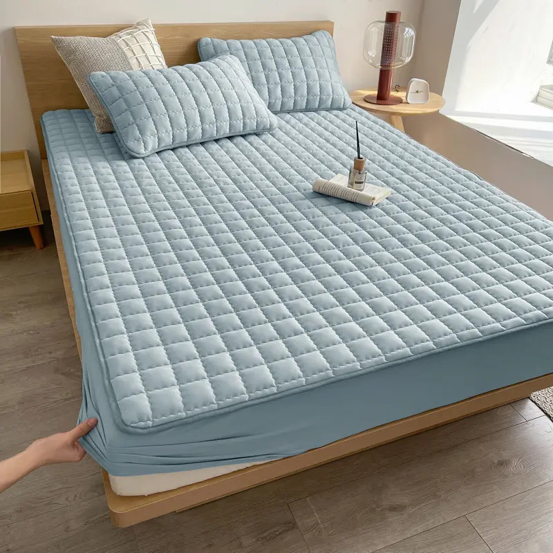 Vandeniui atspari sojų pupelių dygsniuota paklodė nėščioms ir kūdikiams, šlapimo barjeras „Simmons“ apsauginis užtiesalas, lovos užtiesalas, užsienio prekyba, „Amazon“, tarpvalstybinė prekyba.