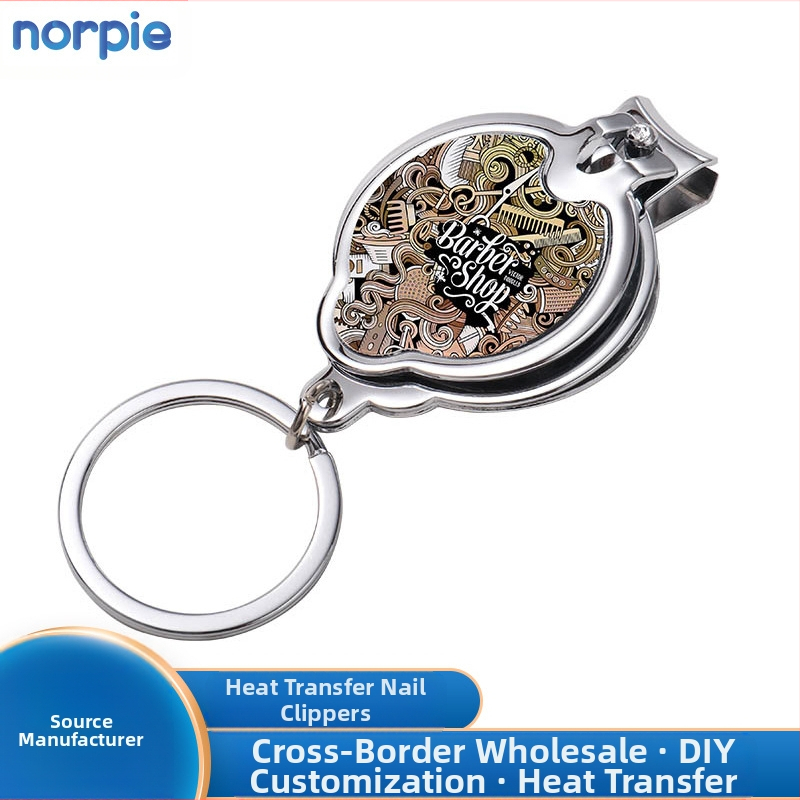 Amazon трансгранични нокторезачки плоски наклонени термотрансферни ключодържатели нокторезачки „Направи си сам“ клещи от неръждаема стомана нокторезачки