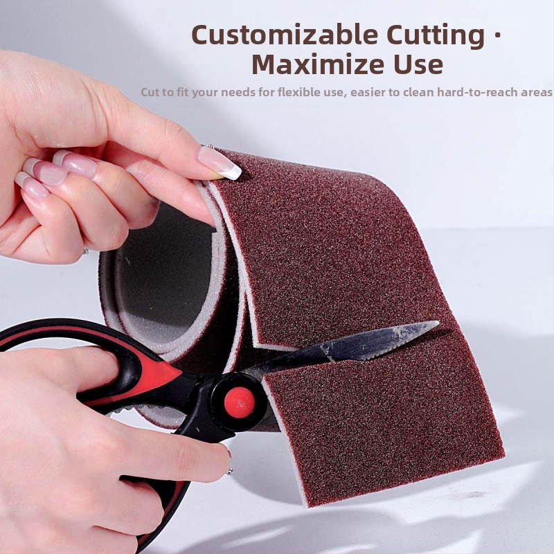 Smirģeļa sūklis, divpusēja dekontaminācijas tīrīšanas spilventiņš, virtuves tīrīšana, trauku mazgāšanas birste, burvju birste, panna