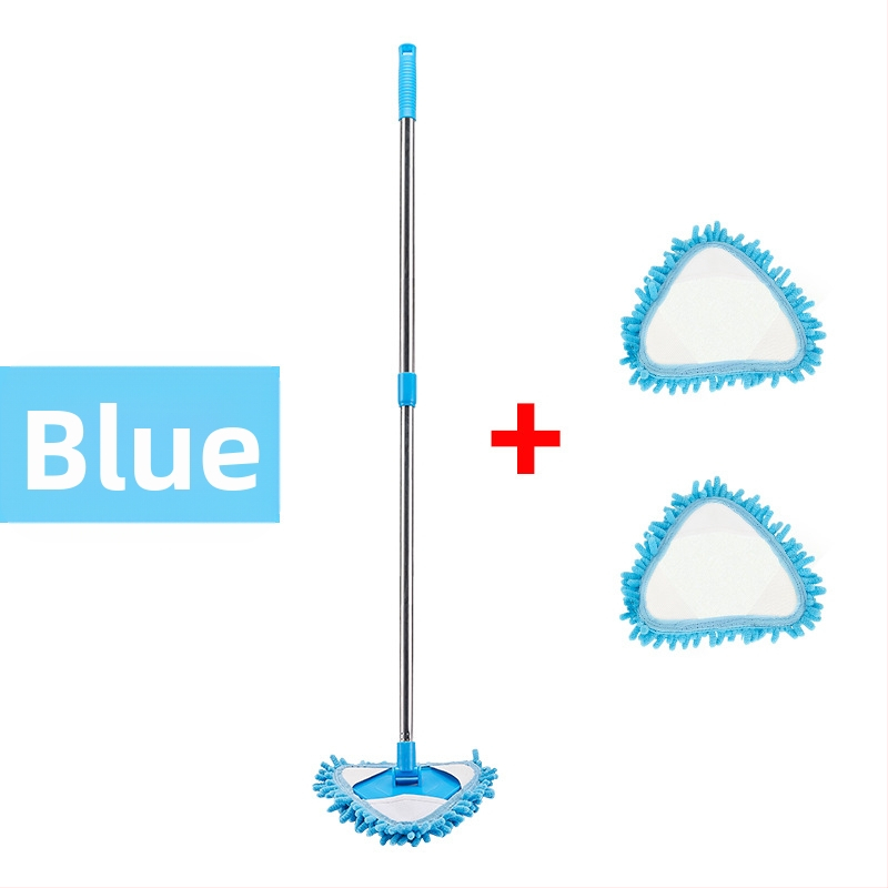 Šenilinio mini trikampio mažo šluostės ištraukiamo sujungimo karta dreba nuo sienų ir lubų lubų