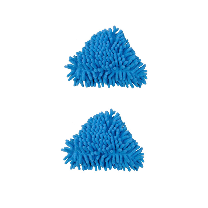 Šenilinio mini trikampio mažo šluostės ištraukiamo sujungimo karta dreba nuo sienų ir lubų lubų