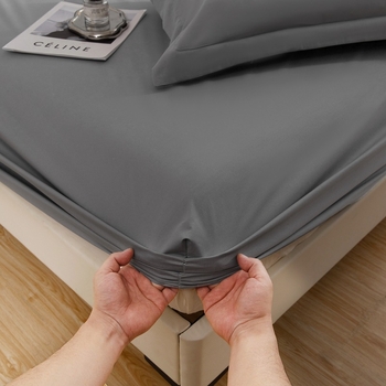 Tarpvalstybinė „Amazon“ vienspalvė šlifuojama lovos kepurė, vientisa neslystanti lovatiesė, šlapimui atspari paklodė, plaunama, vandeniui atspari apsauginė uždanga