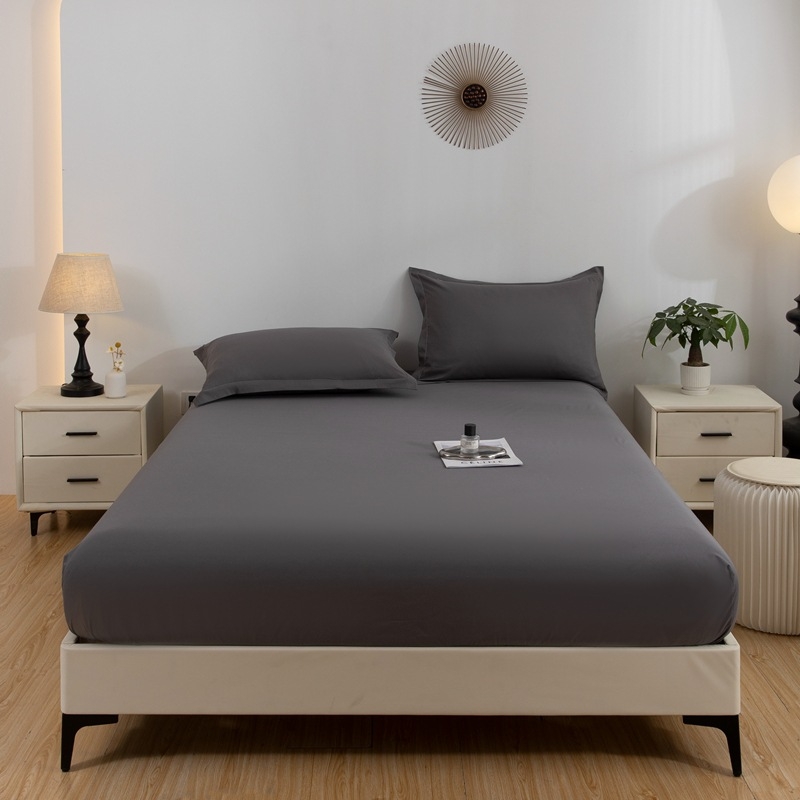 Tarpvalstybinė „Amazon“ vienspalvė šlifuojama lovos kepurė, vientisa neslystanti lovatiesė, šlapimui atspari paklodė, plaunama, vandeniui atspari apsauginė uždanga