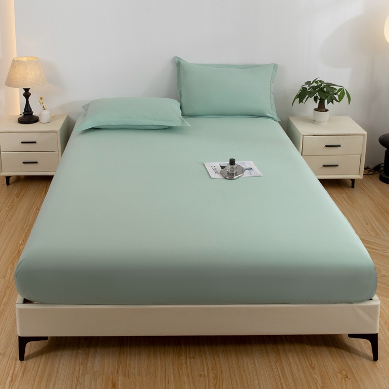 Tarpvalstybinė „Amazon“ vienspalvė šlifuojama lovos kepurė, vientisa neslystanti lovatiesė, šlapimui atspari paklodė, plaunama, vandeniui atspari apsauginė uždanga