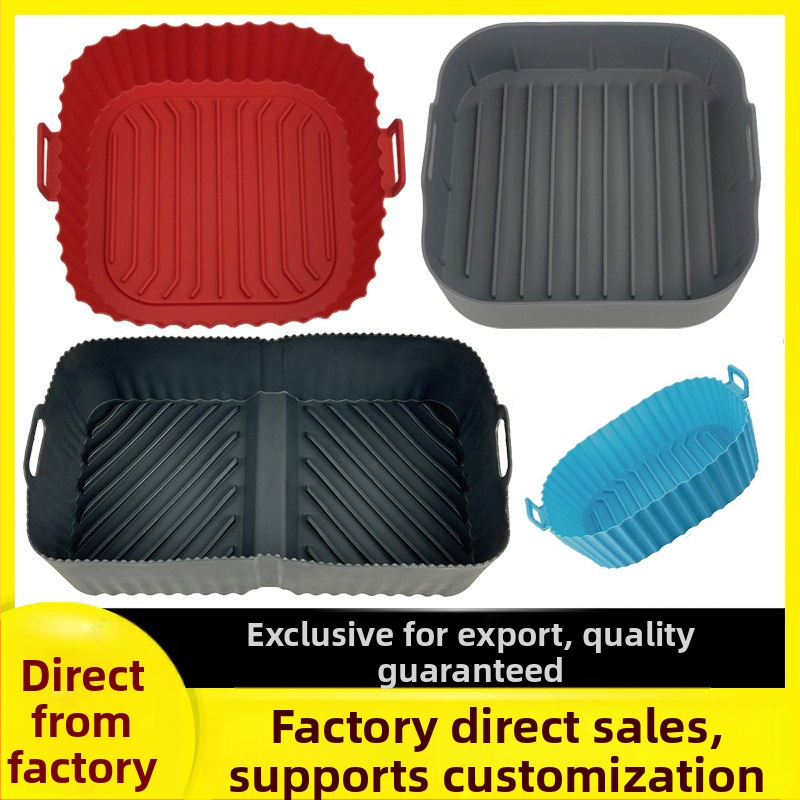 Tiesioginio gamyklinio pardavimo oro gruzdintuvės silikoninės kepimo skardos padėklas orkaitės pamušalu oro gruzdintuvės silikoniniai įdėklai