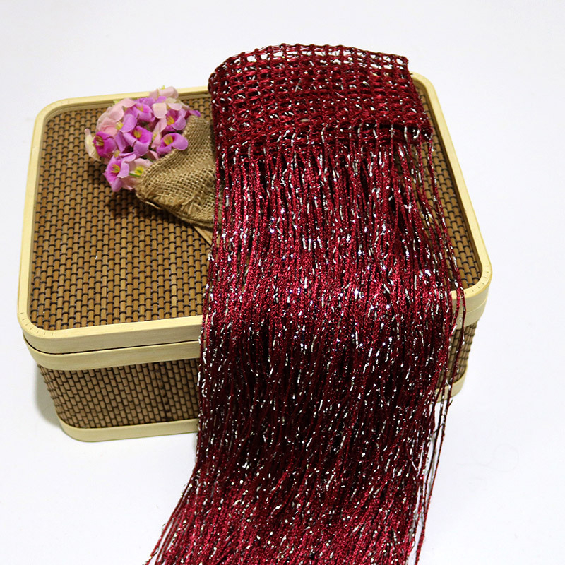 Karšto pardavimo užšifruotos sidabro siūlų užuolaidos durų užuolaidos pakabinamos užuolaidos pertvaros įėjimo užuolaidos nesusipainiojusios korėjietiškos vestuvių dekoratyvinės užuolaidos didmeninė prekyba