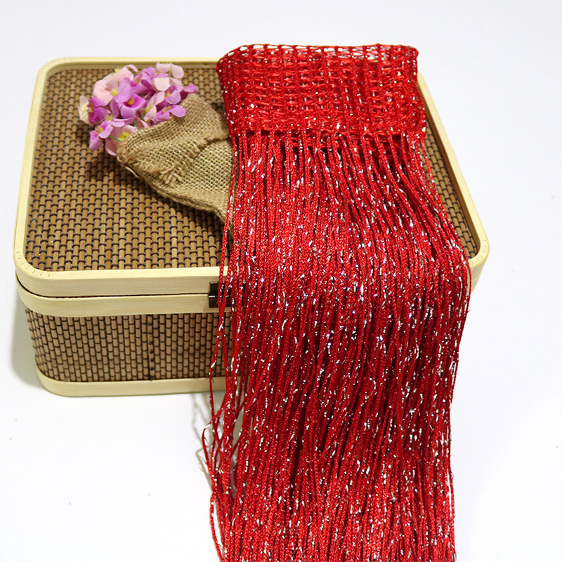 Karšto pardavimo užšifruotos sidabro siūlų užuolaidos durų užuolaidos pakabinamos užuolaidos pertvaros įėjimo užuolaidos nesusipainiojusios korėjietiškos vestuvių dekoratyvinės užuolaidos didmeninė prekyba