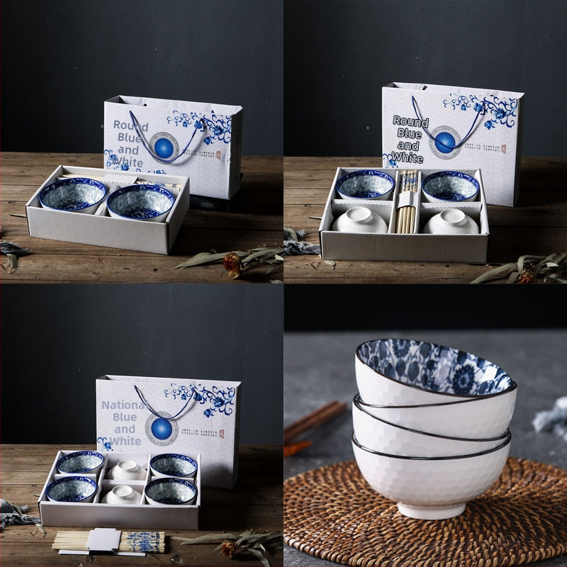 Kinkekausside komplekt Camellia keraamiliste lauanõude komplekt kauss kinkekarbi komplekt müügiks avamiskingitus kaasnev kinkekauss söögipulkade komplekt kauss