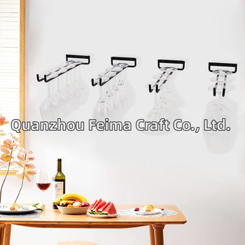 Amazoni piiriülene majapidamises kasutatav punase veini tassi rippuv topsihoidja, lihtne ümberpööratud rippuv pokaal, üherealine veinitopsihoidja, veinitopsihoidja