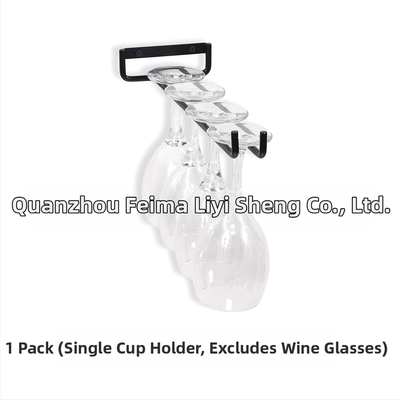 Amazoni piiriülene majapidamises kasutatav punase veini tassi rippuv topsihoidja, lihtne ümberpööratud rippuv pokaal, üherealine veinitopsihoidja, veinitopsihoidja