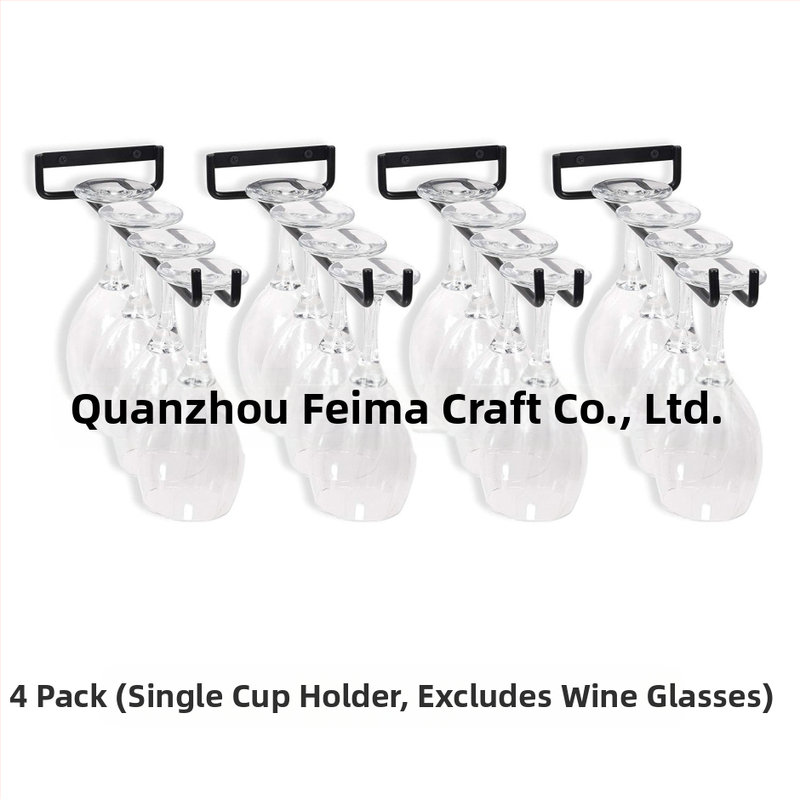 Amazoni piiriülene majapidamises kasutatav punase veini tassi rippuv topsihoidja, lihtne ümberpööratud rippuv pokaal, üherealine veinitopsihoidja, veinitopsihoidja