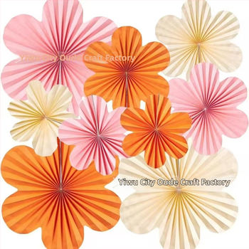 Uus seinalill paberventilaator lillekaunistused sünnipäevapeo akna taust seinakaunistus paberventilaatori rippuv kaunistus