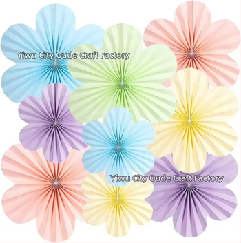 Uus seinalill paberventilaator lillekaunistused sünnipäevapeo akna taust seinakaunistus paberventilaatori rippuv kaunistus