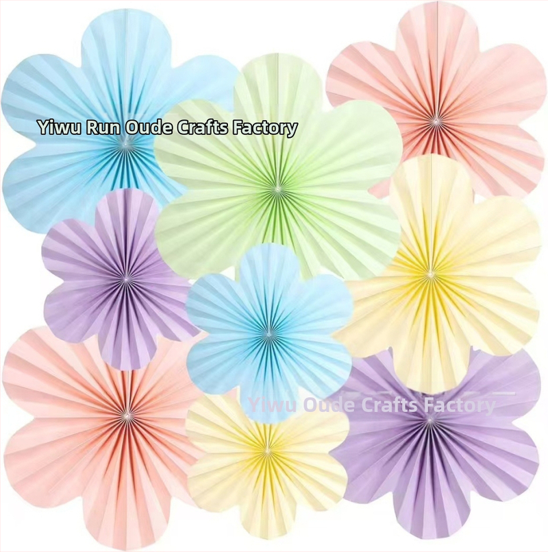 Uus seinalill paberventilaator lillekaunistused sünnipäevapeo akna taust seinakaunistus paberventilaatori rippuv kaunistus