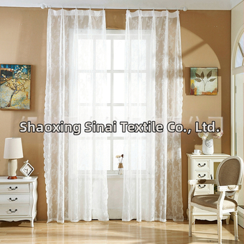 Gamintojas pilnas poliesterio nėrinių langų ekranas nėrinių užuolaidų langų ekrano audinys vandens bangų iškirptas šviesą praleidžianti užuolaida