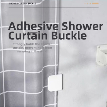 Tarpslankio sprogstamosios dušo užuolaidos segtukas daugiafunkcis besiūlis tvirtinimo segtukas dušo sienos sagtis neperforuotas užuolaidos segtukas kabliukas