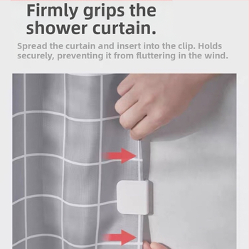 Tarpslankio sprogstamosios dušo užuolaidos segtukas daugiafunkcis besiūlis tvirtinimo segtukas dušo sienos sagtis neperforuotas užuolaidos segtukas kabliukas