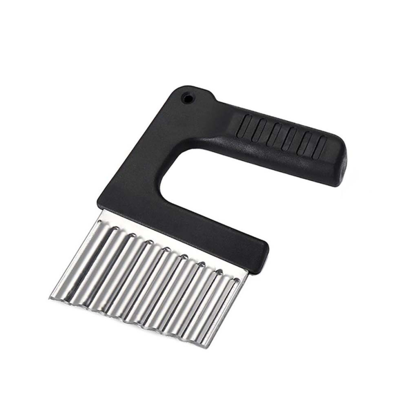 Nerūdijančio plieno bulvių pjaustyklė bulvėms Bangų pjaustytuvas virtuvės makaronų pjaustytuvas kūrybingas bulvių bulvyčių pjaustytuvas