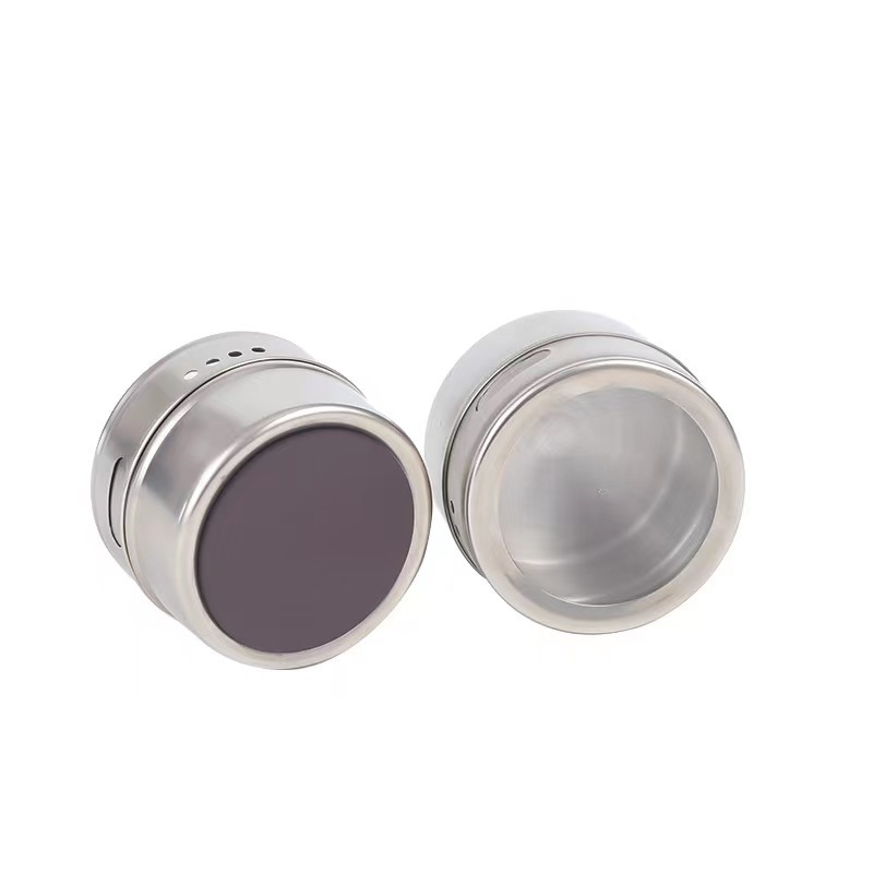 Gamyklinio tiekimo virtuvės prieskonių butelis, vieno stiklainio nerūdijančio plieno prieskonių dėžutė, prieskonių stiklainio rinkinys, nerūdijančio plieno prieskonių stiklainis