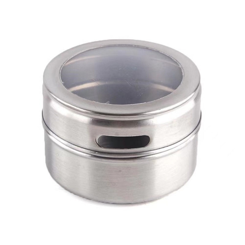 Gamyklinio tiekimo virtuvės prieskonių butelis, vieno stiklainio nerūdijančio plieno prieskonių dėžutė, prieskonių stiklainio rinkinys, nerūdijančio plieno prieskonių stiklainis