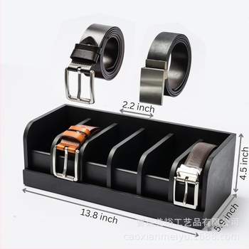 Medinė diržų laikymo dėžė, subformato diržų demonstravimo dėžė, medžio masyvo diržų organizavimo dėžė, šešių grotelių diržų laikymo dėžė, mediena