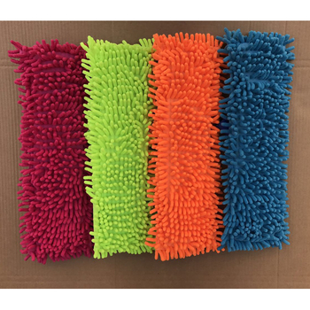 Nauja didmeninė šenilinė šluostė iš nerūdijančio plieno, tingiai besisukanti plokščia šluostė, buitinė valymo šluostė be rankų