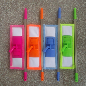 Nauja didmeninė šenilinė šluostė iš nerūdijančio plieno, tingiai besisukanti plokščia šluostė, buitinė valymo šluostė be rankų