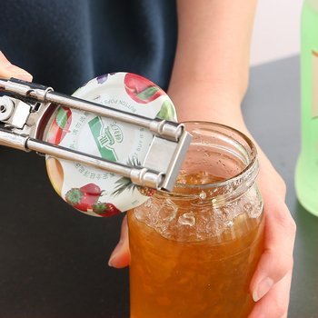 Ανοιχτήρι μπουκαλιών σε κονσέρβα κίτρινου ροδάκινου, πολυλειτουργικό ανοιχτήρι κονσερβών, ανοιχτήρι καπακιών οικιακής χρήσης, ανοιχτήρι καπακιών περιστρεφόμενου καπακιού