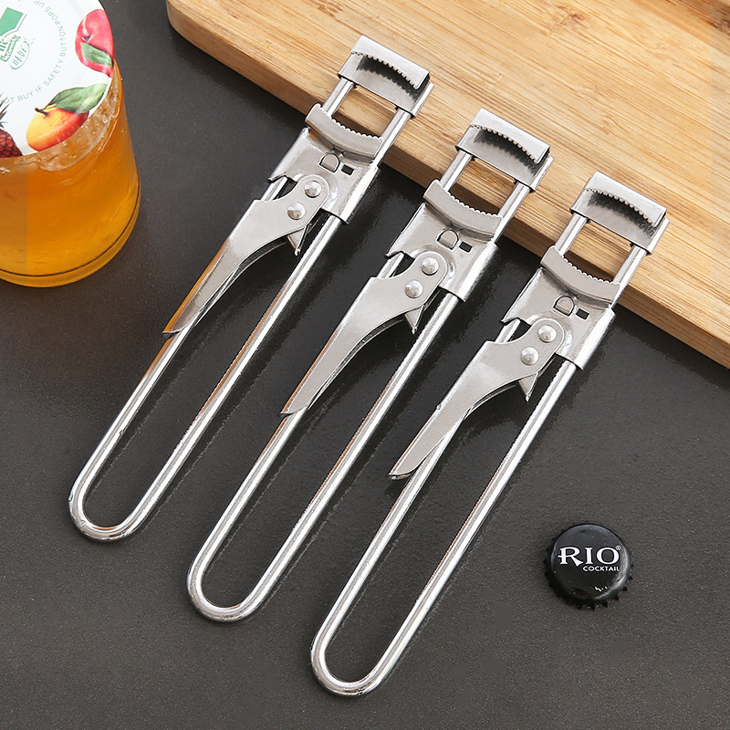 Жълта прасковена отварачка за консервирани бутилки, многофункционална отварачка за консервирани консерви, домакинска отварачка за капачки на бутилки, отварачка с въртяща се капачка