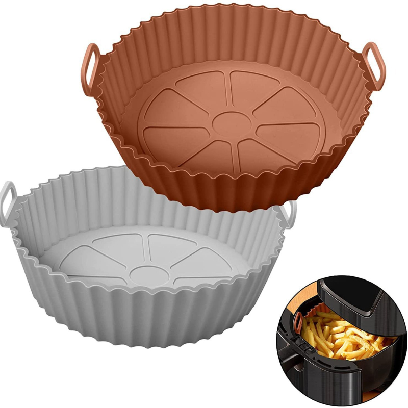 Silikona katls gaisa fritierim Silikona katls gaisa fritierim Silikona pannas paklājiņš gaisa fritierim