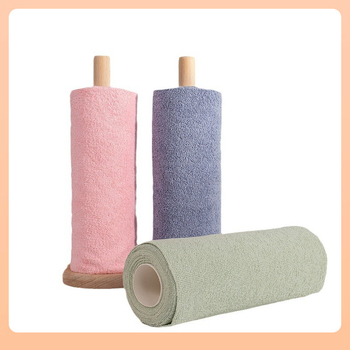 ⇡ Διασυνοριακή πετσέτα καθαρισμού κουζίνας, πολυλειτουργικό σκούπισμα τραπεζιού και πλύσιμο πιάτων για οικιακή χρήση, σφουγγάρι καθαρισμού χωρίς χνούδι, απορροφητικό νερού και απολυμαντικό μαντηλάκι