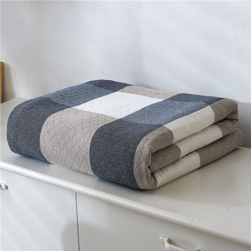 Grynos medvilnės marlės rankšluosčių antklodė, vasarinė plona trijų sluoksnių medvilninė vasarinė vėsi antklodė, oro kondicionieriaus antklodė, viengulė ir dvigulė paklodė suaugusiesiems