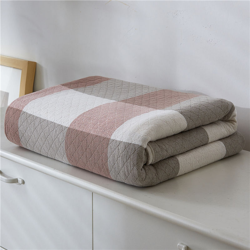 Grynos medvilnės marlės rankšluosčių antklodė, vasarinė plona trijų sluoksnių medvilninė vasarinė vėsi antklodė, oro kondicionieriaus antklodė, viengulė ir dvigulė paklodė suaugusiesiems