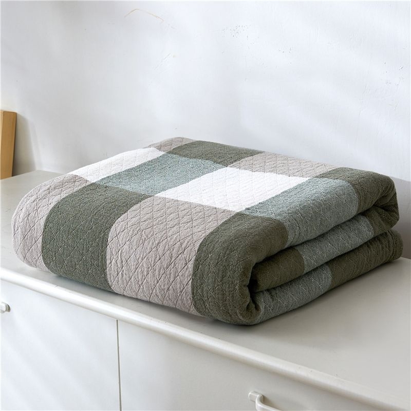 Grynos medvilnės marlės rankšluosčių antklodė, vasarinė plona trijų sluoksnių medvilninė vasarinė vėsi antklodė, oro kondicionieriaus antklodė, viengulė ir dvigulė paklodė suaugusiesiems