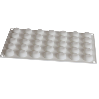 35-osaline väike lame ümmargune sisemine vahukoogivorm ümmargune võileiva silikoonvorm väike trummelkile magustoidu fondantküpsetusvorm