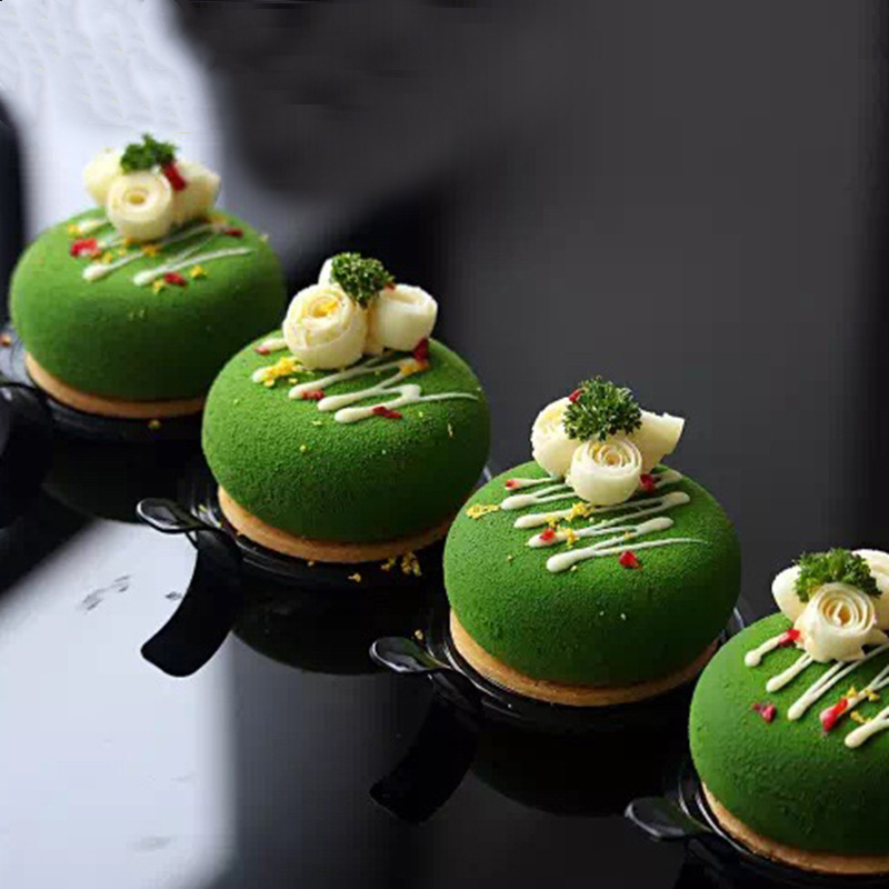 35-osaline väike lame ümmargune sisemine vahukoogivorm ümmargune võileiva silikoonvorm väike trummelkile magustoidu fondantküpsetusvorm