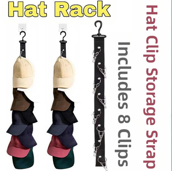 Tarpvalstybinis galinis beisbolo kepuraitės laikymo segtukas įėjimo spintos segtukas kepuraitės laikymo kabliuko lentynėlė pakabinama kepuraitės laikymo artefaktas