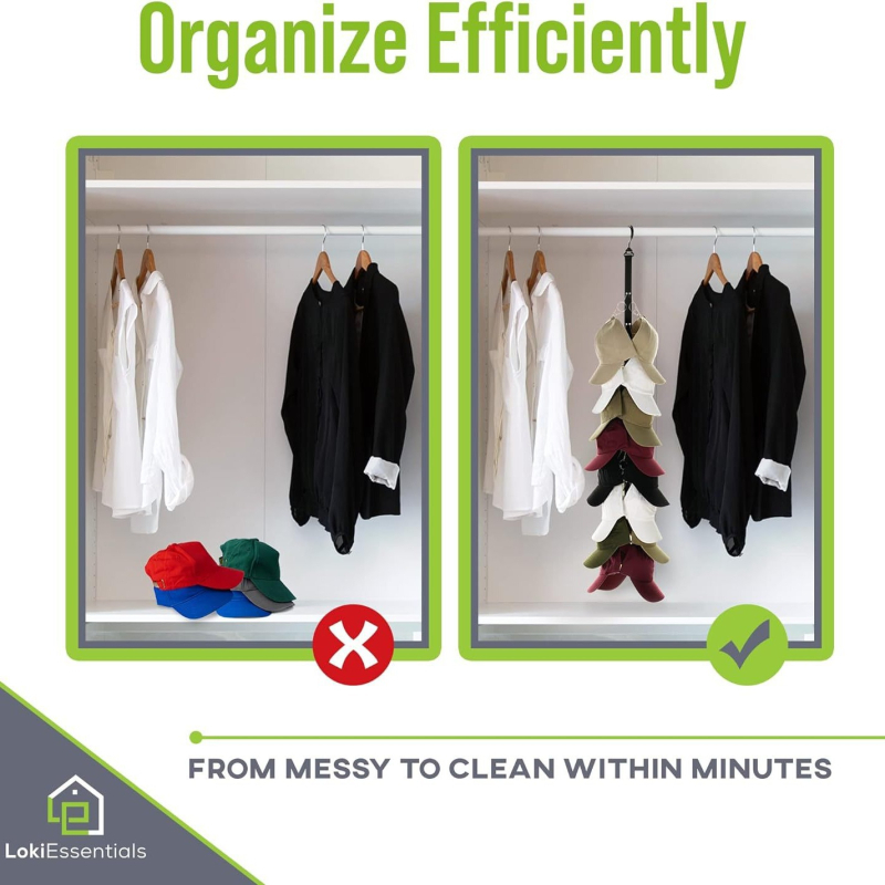 Tarpvalstybinis galinis beisbolo kepuraitės laikymo segtukas įėjimo spintos segtukas kepuraitės laikymo kabliuko lentynėlė pakabinama kepuraitės laikymo artefaktas