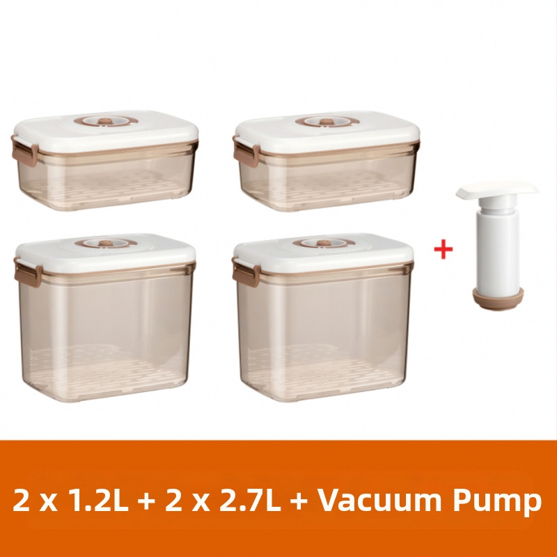 Kutija za vakuumsko konzerviranje, električna usisna zatvorena kutija za skladištenje žitarica, kuhinjski hladnjak, odvod, kutija za skladištenje hrane, ručna pumpa