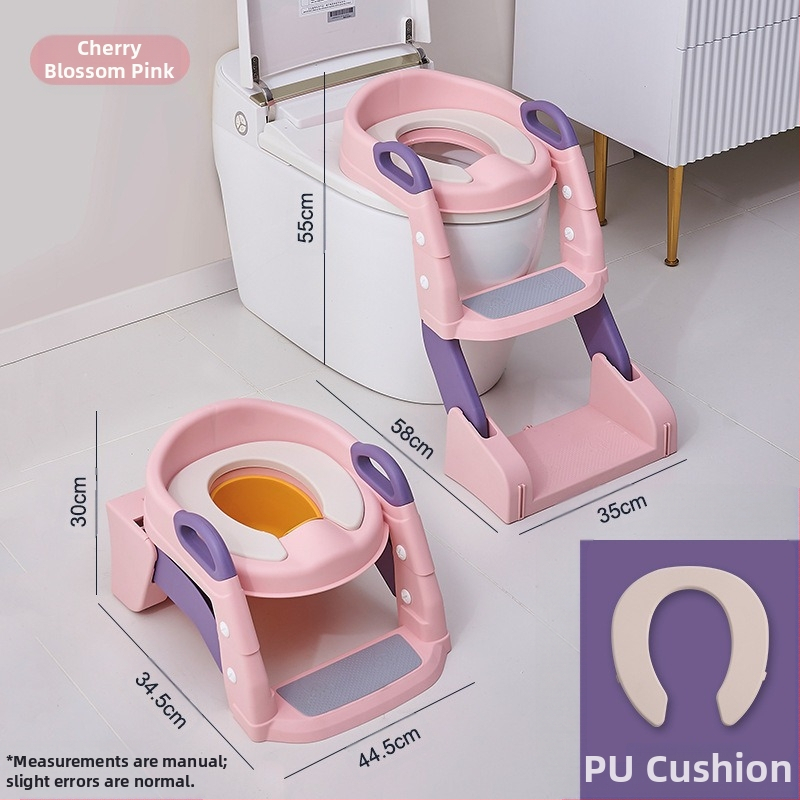 Vaikų tualeto kopėčios Dvigubos paskirties kūdikių tualetas Tualetas Tualeto pagalbinės tualeto kopėčios Sulankstomos kūdikių vonios reikmenys