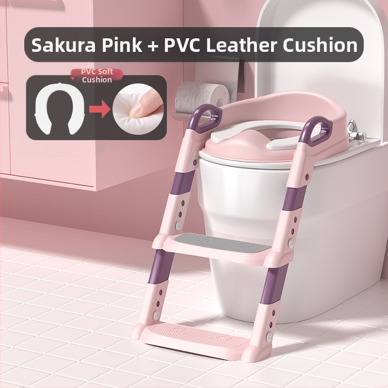 Vaikų tualeto kopėčios Dvigubos paskirties kūdikių tualetas Tualetas Tualeto pagalbinės tualeto kopėčios Sulankstomos kūdikių vonios reikmenys