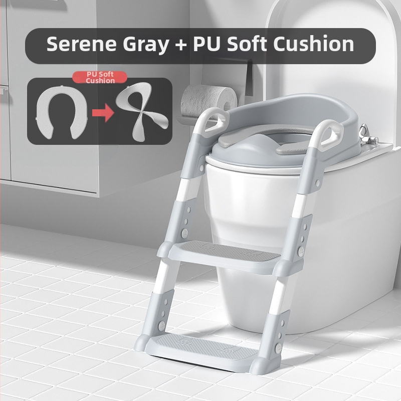 Vaikų tualeto kopėčios Dvigubos paskirties kūdikių tualetas Tualetas Tualeto pagalbinės tualeto kopėčios Sulankstomos kūdikių vonios reikmenys