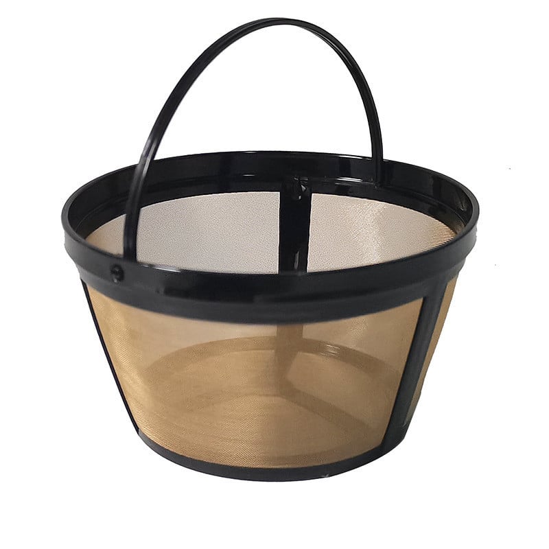 Filtru rotund pentru aparat de cafea, 304, auriu, FDA, separare apă ceai, producător, filtru de cafea, 4 căni, 8 căni, 10 căni