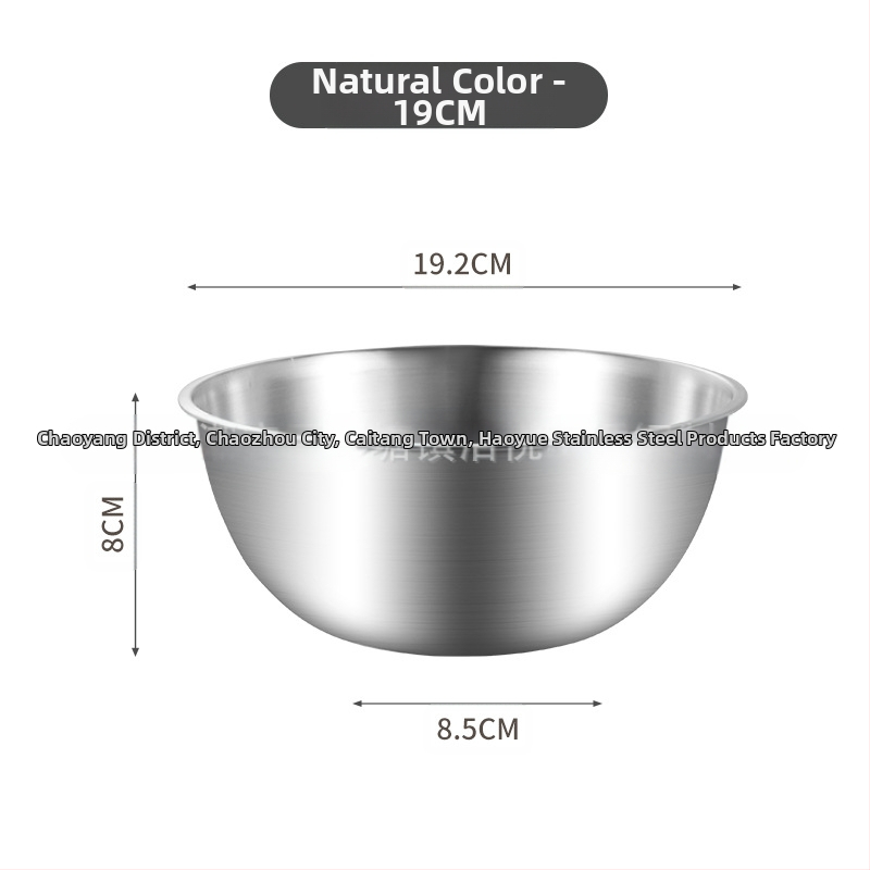 Nerūdijančio plieno korėjietiškas salotų dubens kiaušinių dubuo su mastelio kepimo ir dubens buitinio maisto gaminimo dubeniu šalto maišymo dubeniu šaltų makaronų dubenėlis