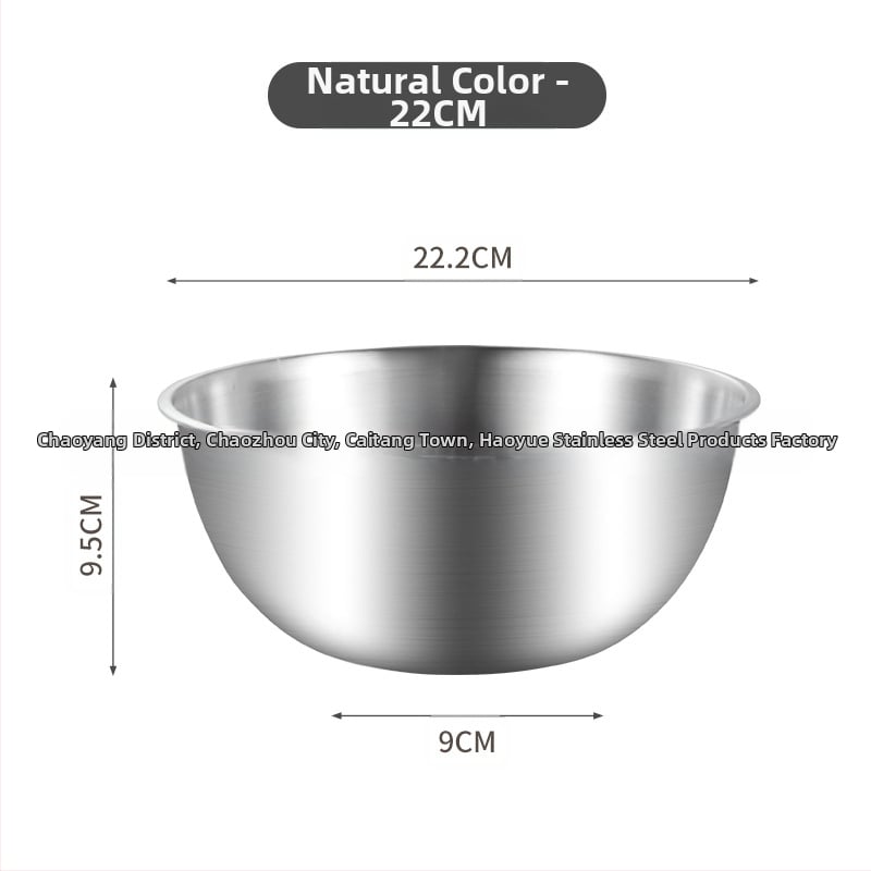 Nerūdijančio plieno korėjietiškas salotų dubens kiaušinių dubuo su mastelio kepimo ir dubens buitinio maisto gaminimo dubeniu šalto maišymo dubeniu šaltų makaronų dubenėlis