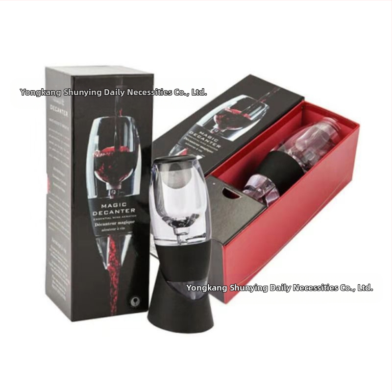 Най-продаваният бърз декантер за вино, диспенсър за вино, магически декантер, бизнес комплект за подарък за вино