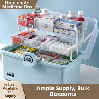 Majapidamises kasutatav suure mahutavusega mitmekihiline ravimikarp, täielik komplekt erakorralise meditsiiniabi meditsiiniliseks hoiustamiseks, väike ravimikarp, ravimikarp perepakend