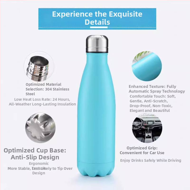 304 Термос от неръждаема стомана с голям капацитет, спортна кана, чаша за кола, рекламен подарък, чаша за вода на едро