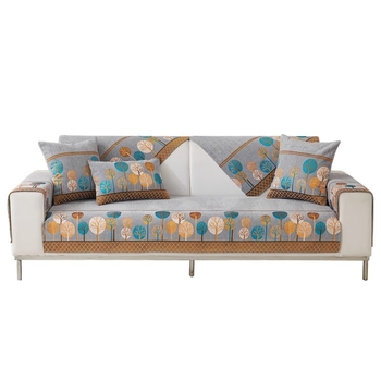 Възглавница за диван Advanced Sense Thickened Chenille 2024 Нова неплъзгаща се облегалка за хол, подлакътник, калъф за диван, платнена кърпа