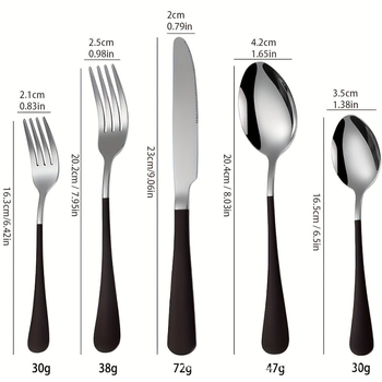 Tehase hulgimüügi roostevabast terasest värvinuga, kahvel ja lusikas viiest osast koosnev lauanõud majapidamis-, hotelli- ja restorani lääne toidu kaasaskantavatele lauanõudele
